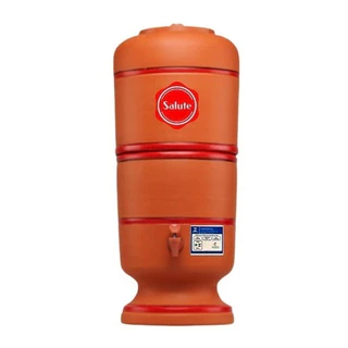 FILTRO DE BARRO PURIFICADOR DE ÁGUA 12 LITROS + VELA COM CARVÃO ATIVADO + BOIA REGULADORA