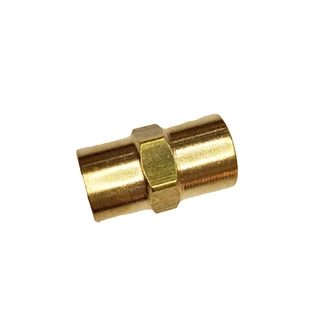 Luva Rosca Fêmea 1/4 x 1/4 Fêmea Bsp Aço 000.LUB-2B Lubefer