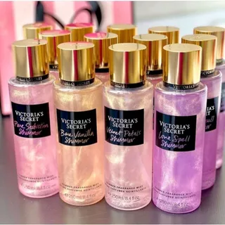 Body Splash Victoria's Secret Shimmer Brilhante 250ml Perfume com Brilho Glitter Origininal Importado