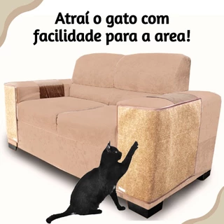 Protetor De Sofá Direito E Esquerdo Arranhador Gatos Padrão