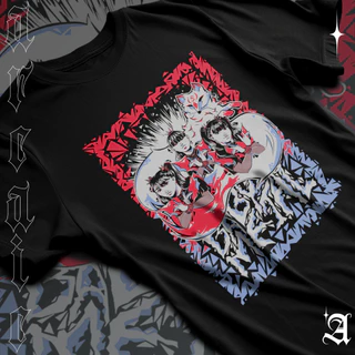 Camiseta Basica Algodao Babymetal Grupo Kawaii Metal Integrantes Suzuka Nakamoto Yui Mizuno Moa Kikuchi