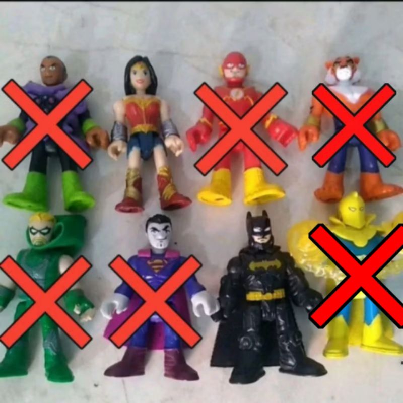 Bonecos da liga da justiça Imaginext DC super amigos