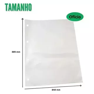 Envelope Plástico Ofício com 100 Unidades