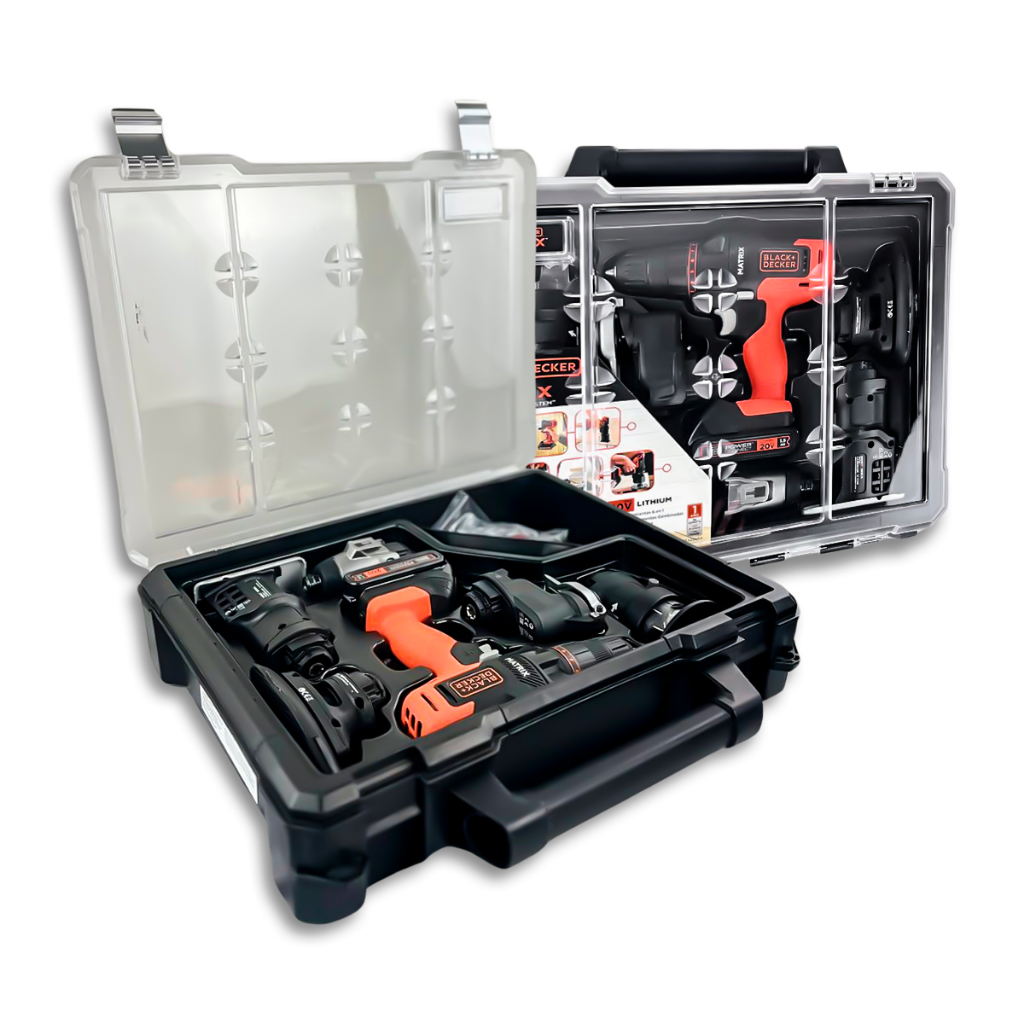 Jogo De Ferramentas Black Decker Matrix 20V Max Li-Ion Com Cabeçotes Intercambiáveis Elétricas
