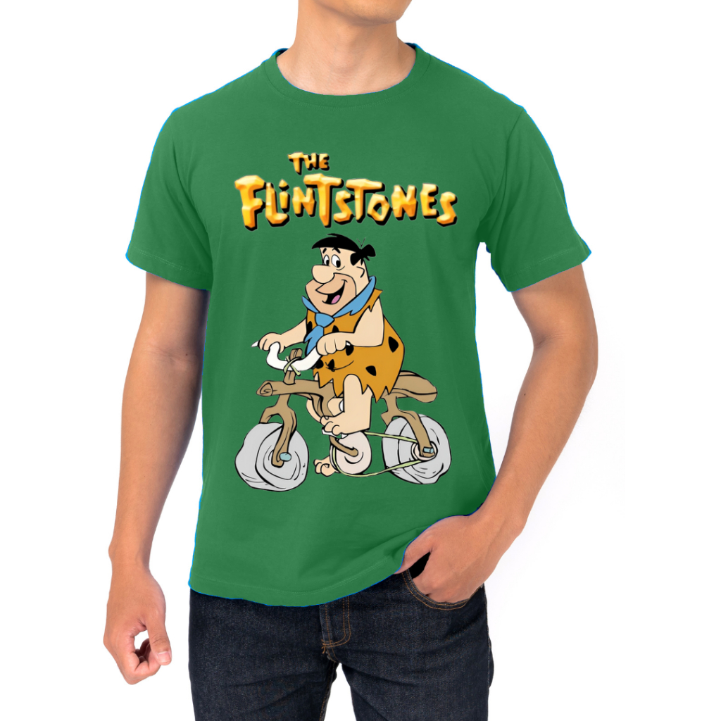 The Flintstones BI20275 Negro - Textil Camisetas Manga Larga
