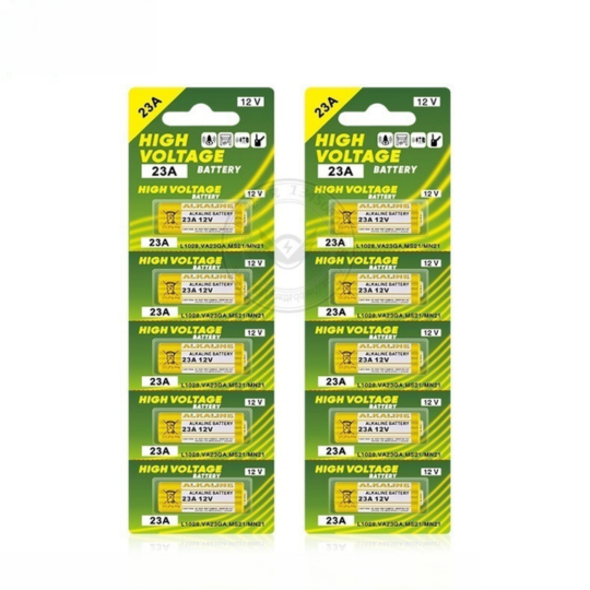 10 Pilhas Alcalinas A23 12v Cartela Pronta Entrega