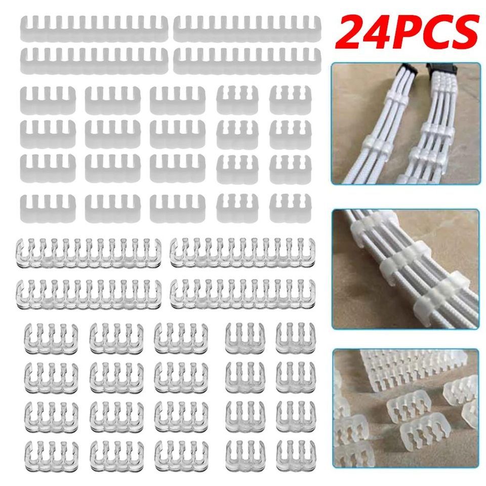 Kit Cable Comb Pente Organizador De Cabos Sleeved Case Mod