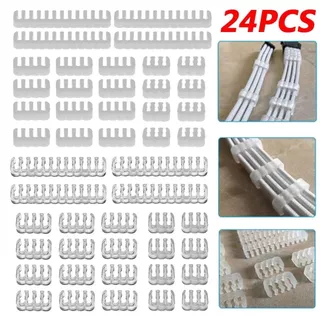 Kit Cable Comb Pente Organizador De Cabos Sleeved Case Mod