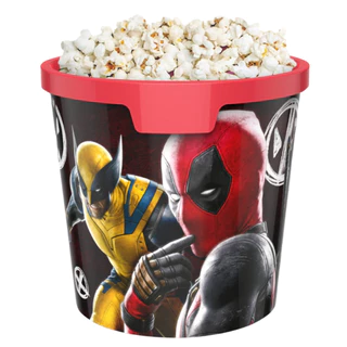 Balde Pipoca Deadpool Wolverine Lançamento Novo Filme Marvel Cinema 2024 Dead Pool
