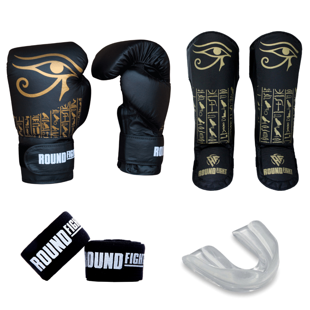 けいこ Kickboxing Fes. GOAT VIP特典セット Kit Muaythai Kickboxing Luva Bandagem Bucal Caneleira Egito