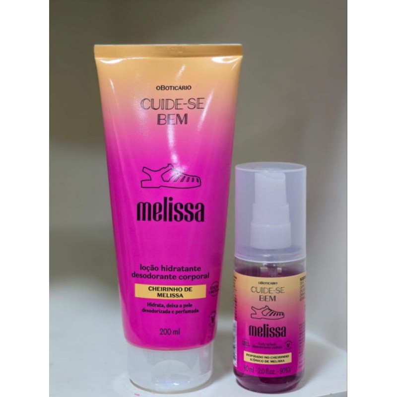 RARIDADE DUPLA LOÇÃO HIDRATANTE+BODY SPLASH MELISSA | Shopee Brasil