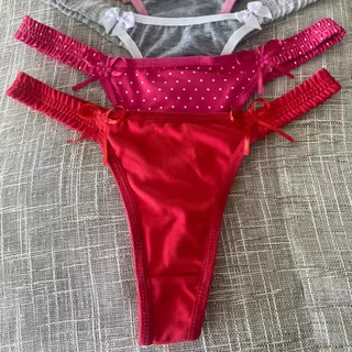 Kit 10 Calcinha tanga Pala lateral Tanguinha Fio Dental Lingerie Sexy Sensual