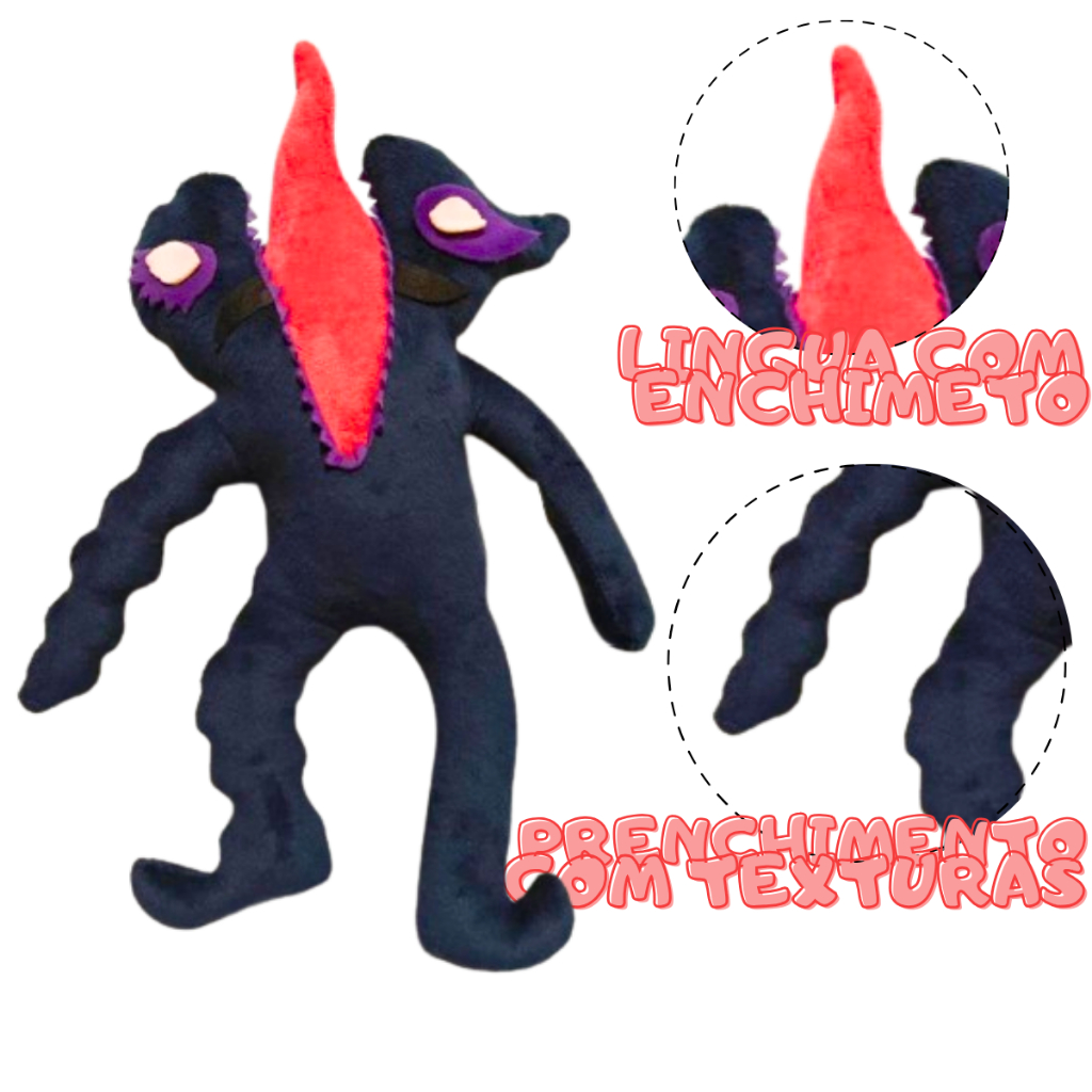 Kit Pelúcias Garten Of Banban 7 Flumbo E Evil Bitter Giggle