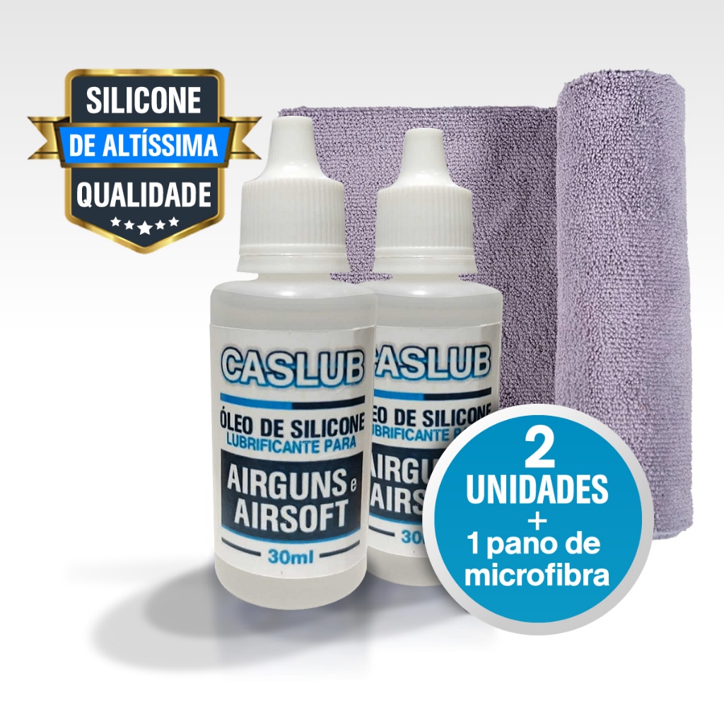 Óleo de silicone para lubrificação e manutenção, 30ml - 2 unidades