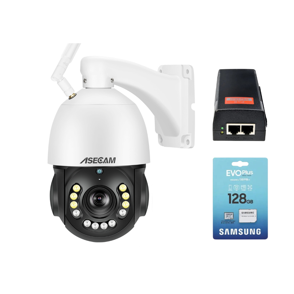 Câmera Ptz Ip Poe Wifi 4k 8mb Zoom 30x Ip67 + Microsd 128gb | Shopee Brasil