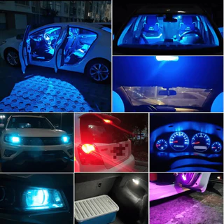 KIT10 Lâmpada Led Pingo T10T Carro Diversas Cores 9mm 23mm 0,36W-COB Corrente 0,03A - DC12V