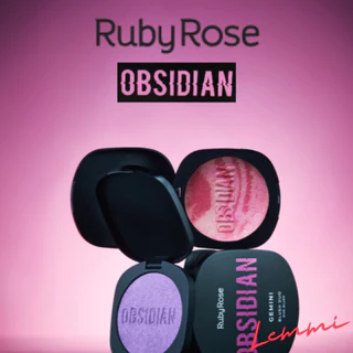 Blush Multifuncional Carved in marble Obisidian Ruby Rose HB-1002
