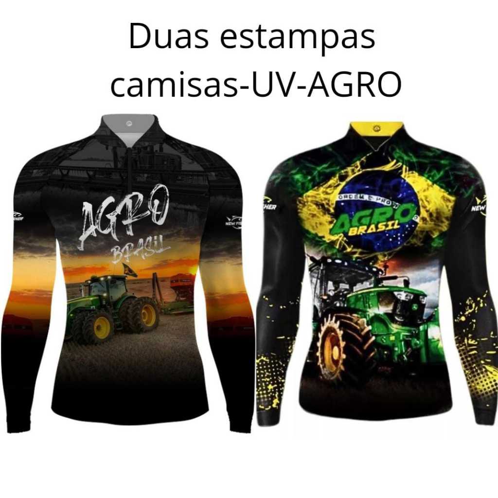 camisa camiseta AGRO com proteção solar