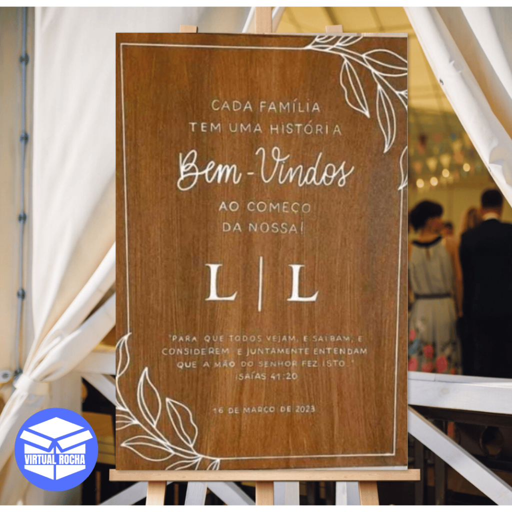Quadro Decorativo Casamento Decoração Bem vindos PROMOÇÃO