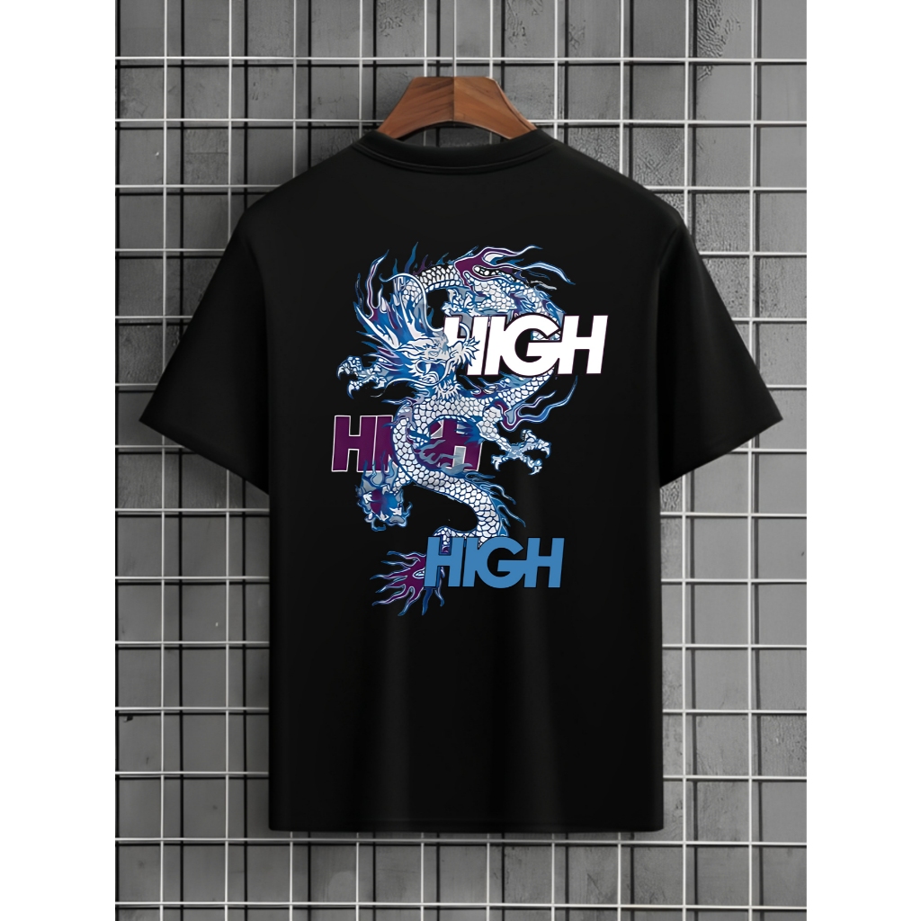 CAMISETA STREETWEAR MASCULINA ESPECIAL DRAGON 100% ALGODÃO ENVIO IMEDIATO