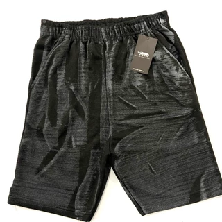 Bermuda Moletom Mas Preto Rajada Treino Algodão 100% Confortável 2 Bolsos caminhada passeio lazer