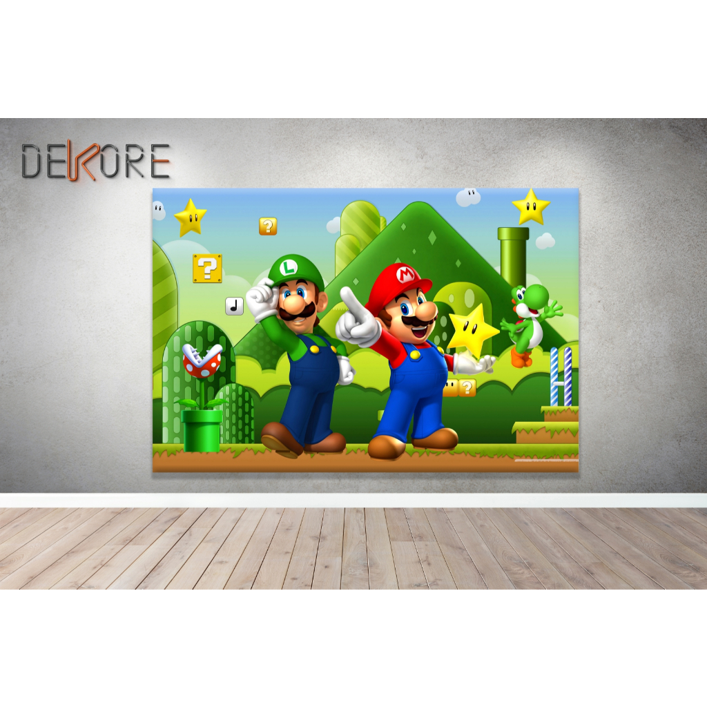 Painel Retangular Super Mario | Shopee Brasil