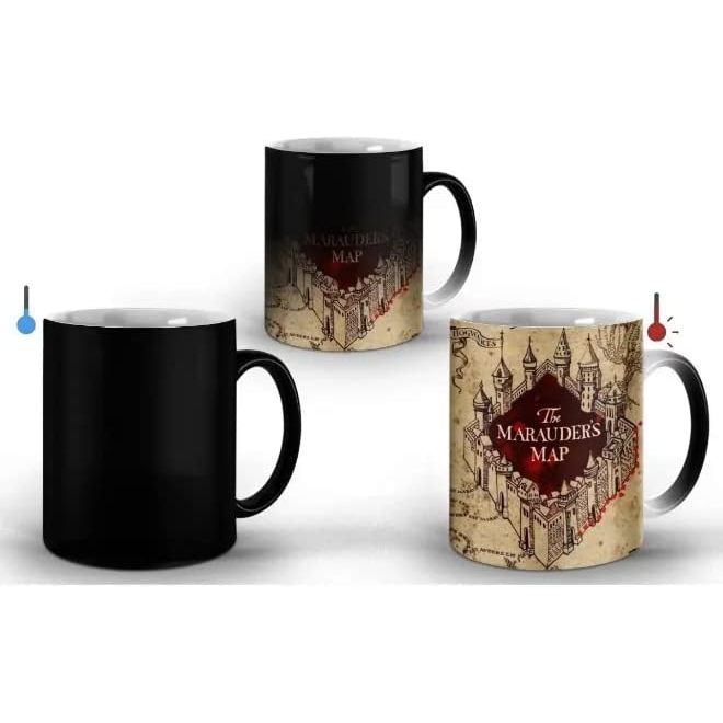 Caneca Magica Harry Potter Mapa Do Maroto + Funko Kinder Joy Harry Potter