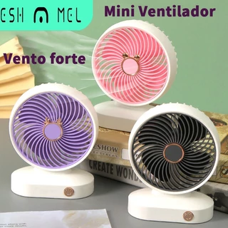 Mini Ventilador Portátil Recarregável Ventilador De Mesa Com Ajuste De Velocidade USB Ventilador De Mão