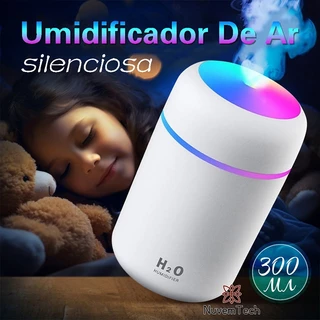 Umidificador De Ar E Aromatizador De Ambiente Difusor De Aromas USB Ultrassônico Purificador De Ar Luz De LED Para Quarto Carro