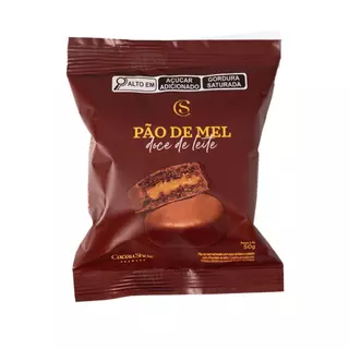 Pão de mel doce de leite 50g Cacau Show Unidade em Oferta na Shopee
