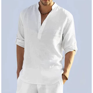 Camisa Social Linho, Bata Masculina Manga Longa, Promoção, Fim De Ano , Batizado e Outros Eventos