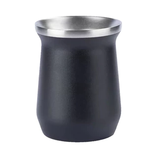 Cuia Térmica Stainless Steel Inox para Chimarrão / Tererê / Chá Mate - 240ml - XTUNED