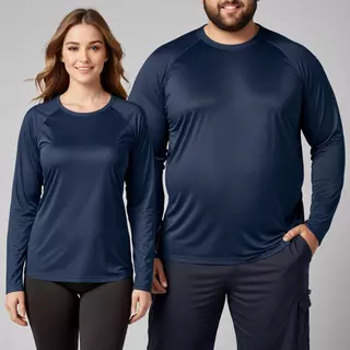 Camisa Plus Size Térmica Proteção Uv 50+ Segunda Pele Malha Fria Masculina