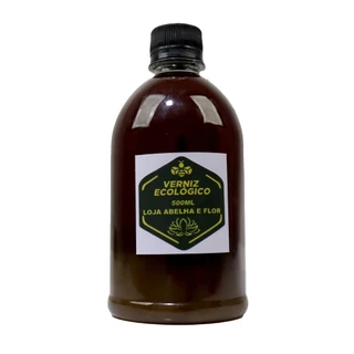 Verniz Ecológico De Própolis verde Para Madeira 500 ML