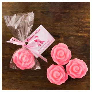 Lembrancinha Outubro Rosa, Dia das Mães, Dia da Mulher KIT 30 OU 50 Sabonete Perfumado PERSONALIZADO em Oferta na Shopee