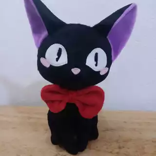 Pelucia Jiji Serviço de entregas da Kiki Studio Ghibli