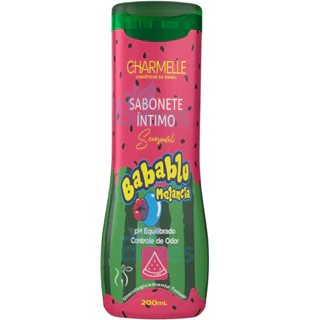 SABONETE ÍNTIMO BABABLU MELANCIA CHARMELLE COSMÉTICOS