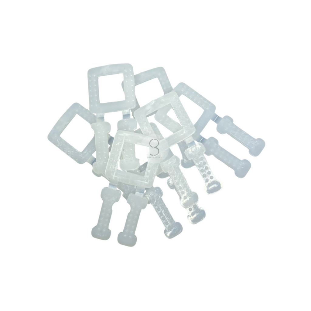 Fivela Plástica P/ Cinta de Arquear - 13/16mm, 100 Unid.