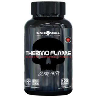 Thermo Flame Black Skull Termogênico - 60 Capsulas