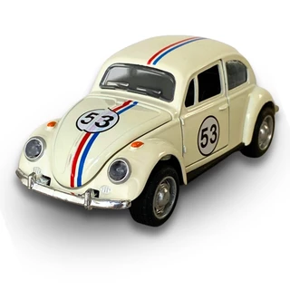 Carrinho Fusca Ferro Fricção Metal Miniatura Brinquedo 53