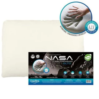 Travesseiro NASA Original Antialérgico Viscoelástico Alto e Macio