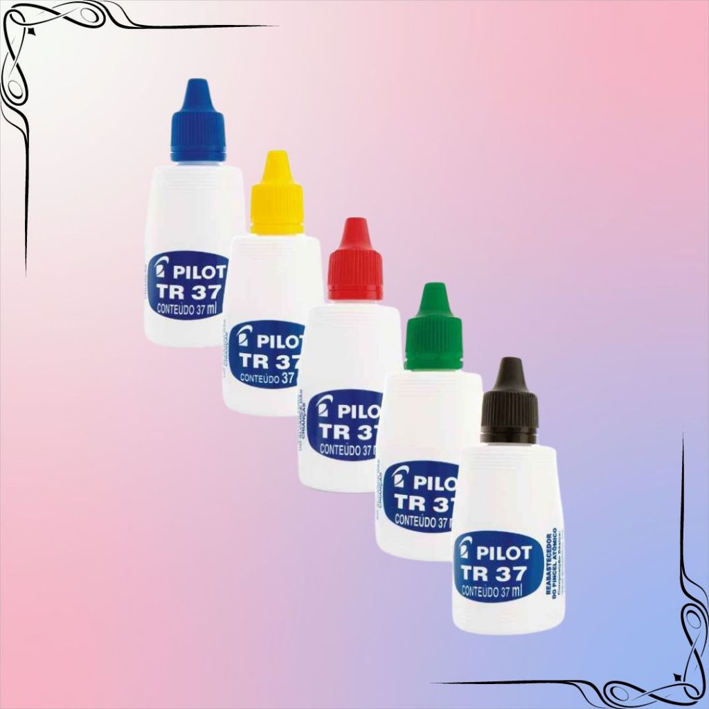 Tinta Reabastecedor Para Marcador Permanente TR 37 Com 37ml - Pilot ...