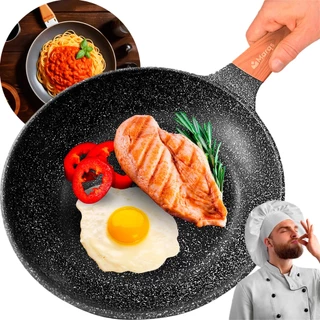 Frigideira Antiaderente de Alumínio Com Revestimento Cerâmico 24cm Funda Não Gruda