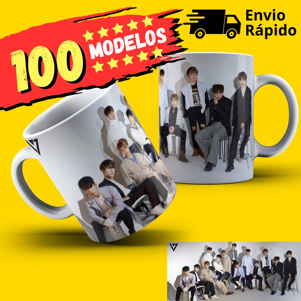 Caneca Seventeen KPOP 100 Modelos | Shopee Brasil