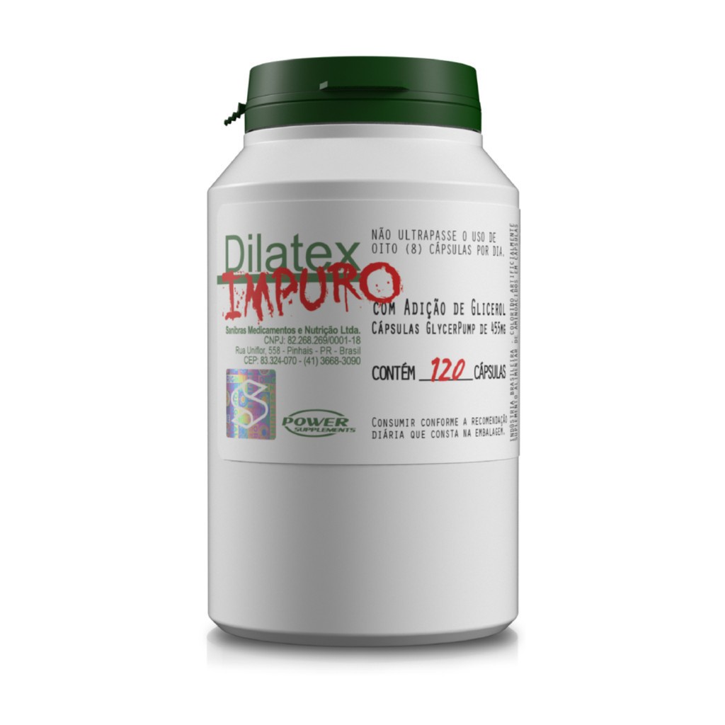 Dilatex Impuro 120 caps - Power Supplements Promoção Mais Vendidos
