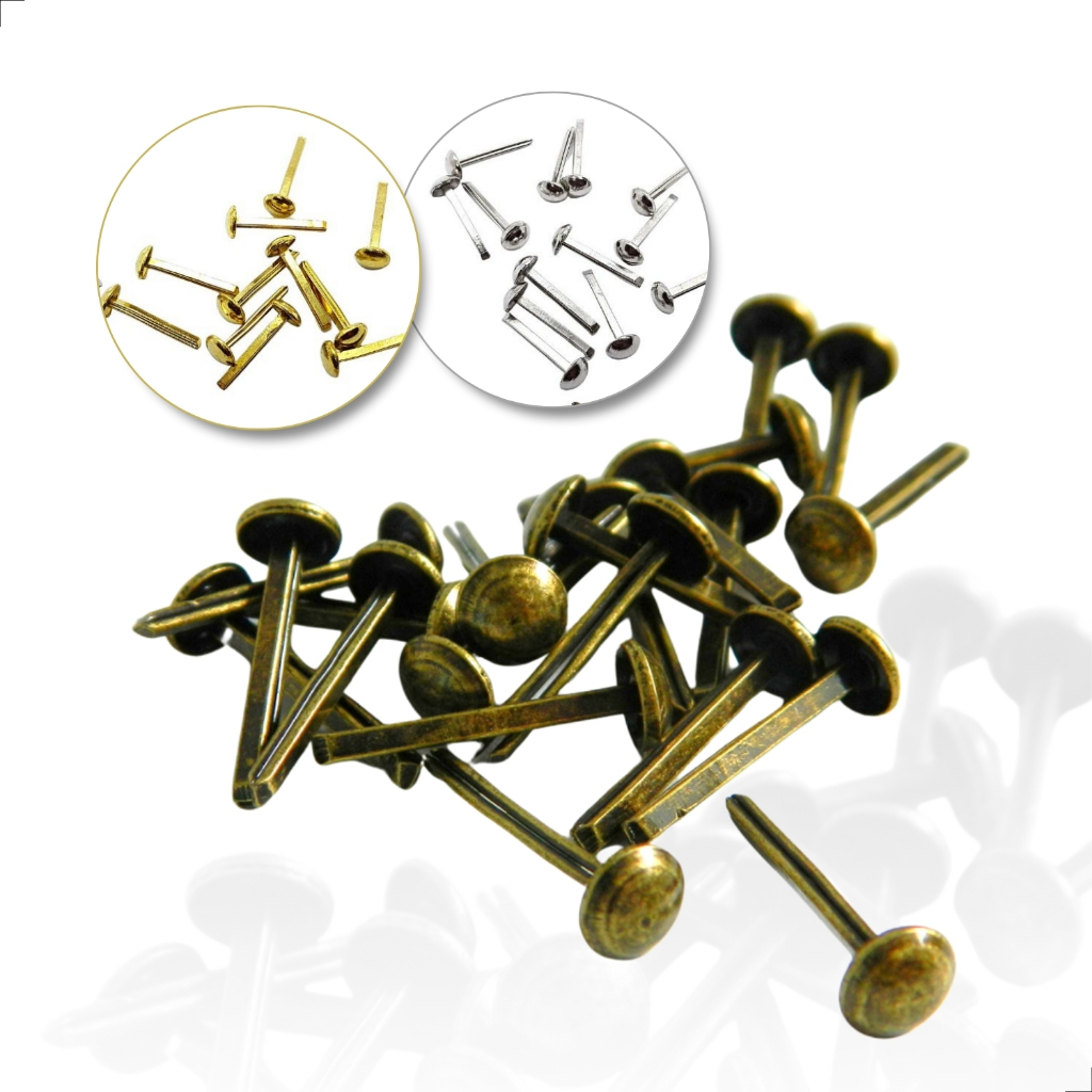 KIT 100 Bailarina Para Fixação 6 mm Artesanato Cartonagem