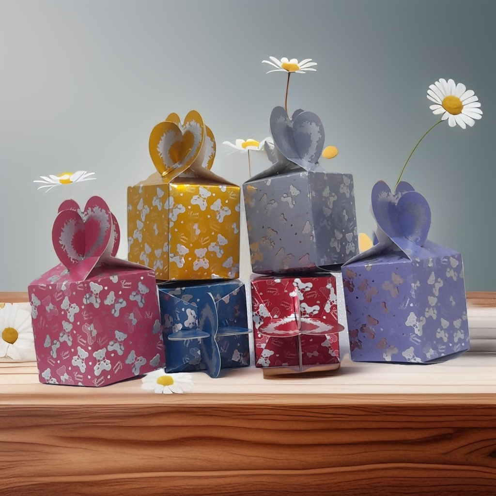 Kit C/36 Mini Caixa Caixinha Tipo Maleta Em Papel P/Lembrancinha De ...