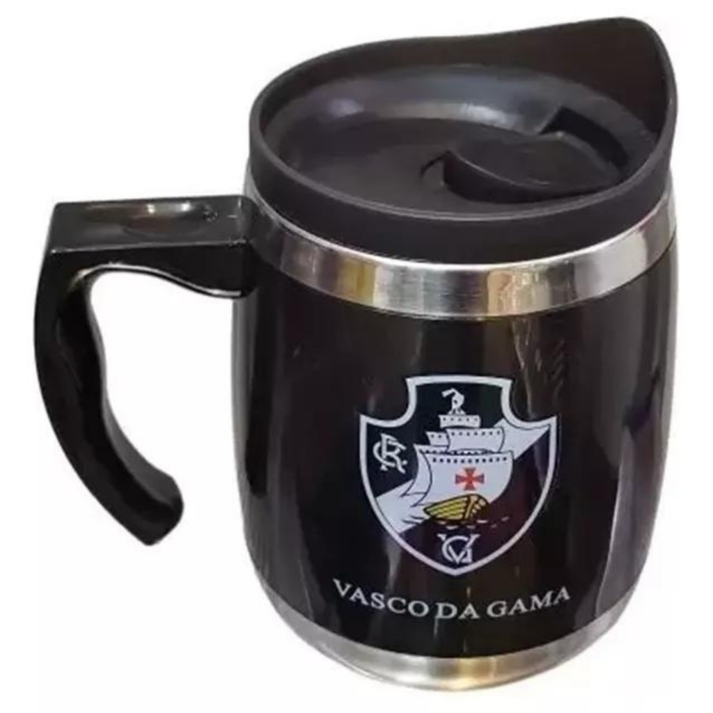 Caneca Vasco Da Gama T Rmica Inox Original Conserva A Bebida Gelada Ou