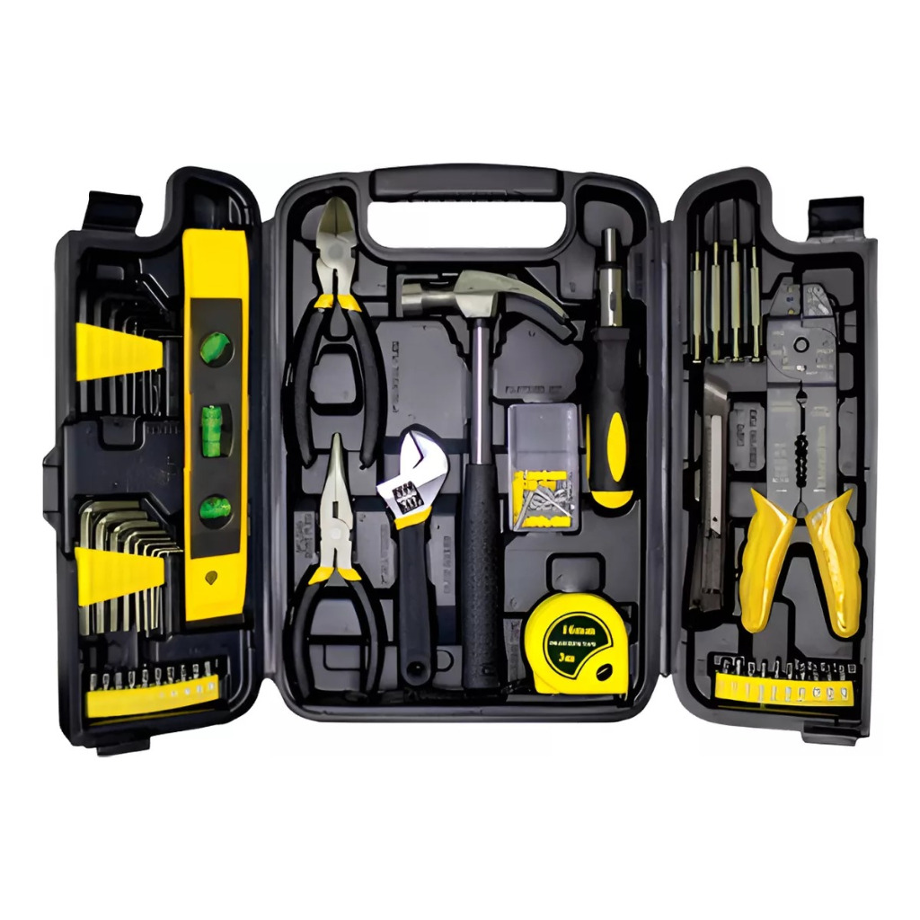 Kit Jogo De Ferramentas 129 Peças Com Maleta Chaves Completo