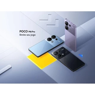 Celular Smartphone POCO M6 PRO 4G Original 256GB Memória/8GB RAM - 512GB Memória/12GB RAM